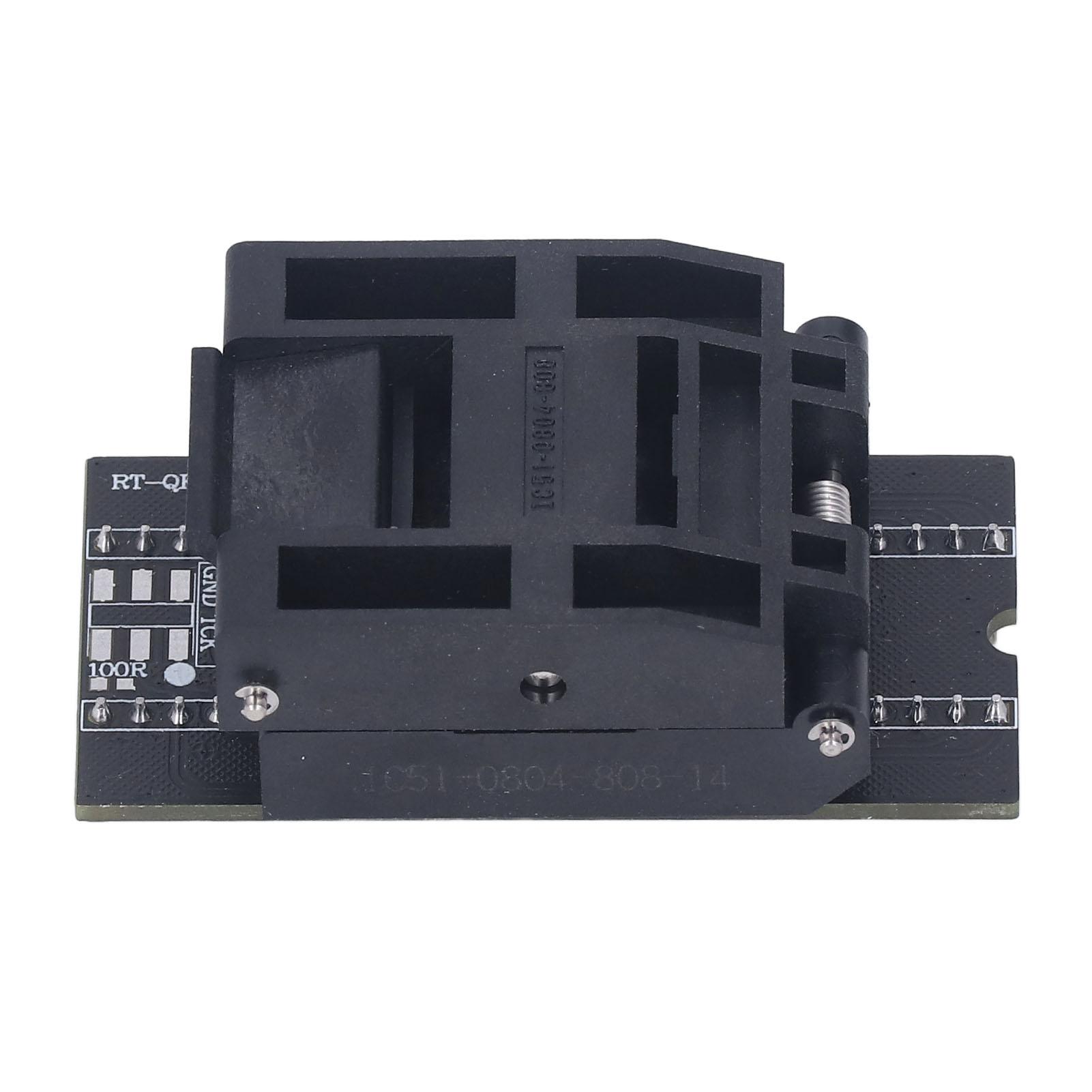 RT809H Adaptateur Programmeur Interface Série ICSP Haute Vitesse Parallèle Programmation Haute Tension Adaptateur Socket QFP80