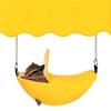 New Soft and plush, cozy and comfortable Banana Hammock Cage House Nest for Small Pets - Adorable, inviting space for cuddling w