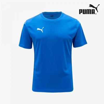 Galleria Puma Team Goal Men S Round Short Sleeve jerSey Blue