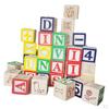 50 Pcs Wooden ABC Alphabet Numbers Cube Blocks Stacking Kids/Children Early Learning Toy Educational