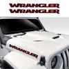 Kryt motoru auta Samolepky na motor Pro Jeep Wrangler JK JL TJ YJ Unlimited Sahara DIY Tuning Doplňky Vinylová dekorace kapoty Samolepky