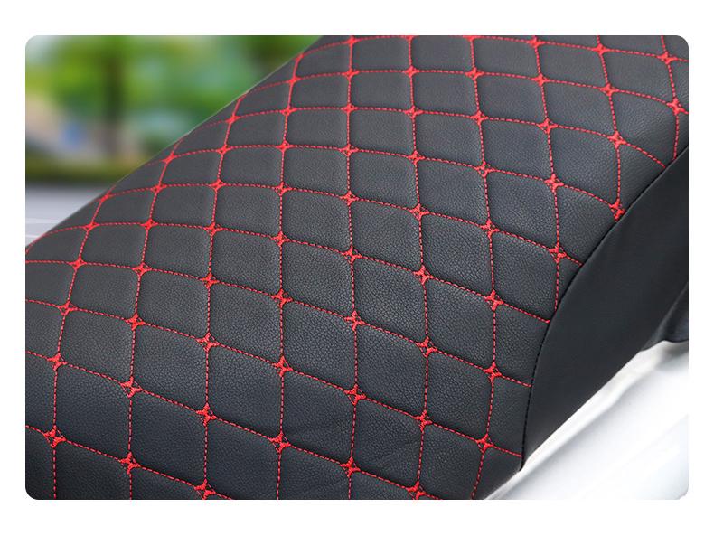 Moshuntong Thickened Winter Leather Seat Cushion for Electric Vehicle & Motorcycle