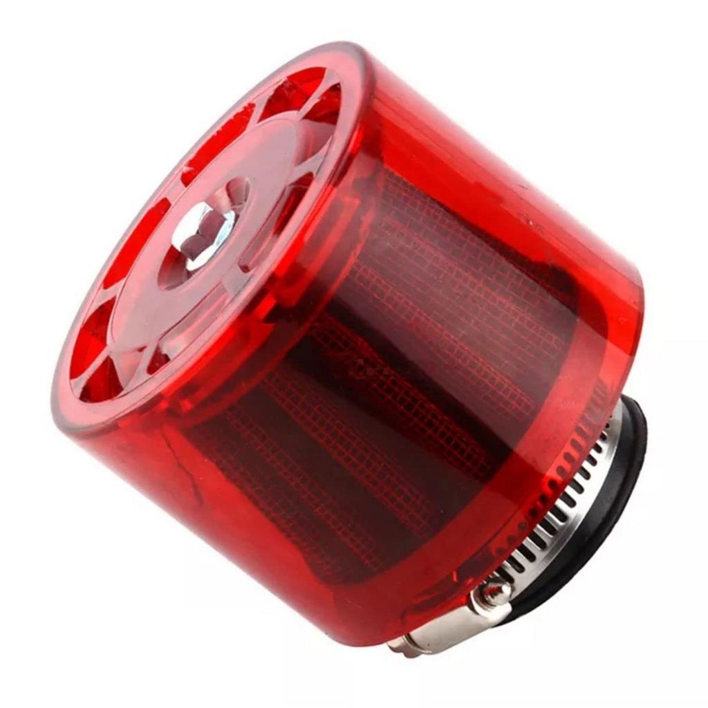 PLEAVIT Motorcycle Power Filter with Cover, Rain Protection, Air , 1.4 Inches (35 Mm),