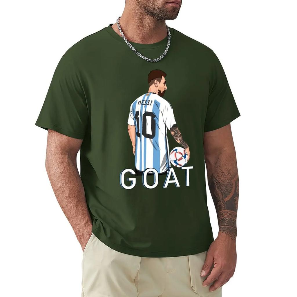 High Quality Casual Graphic Movement Tra CELEBRATION Lionel And Andrés And Messi And Argentina No.10 GOAT Caricature 50 Top Tee