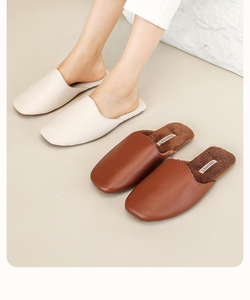 Waterproof Cotton Slippers: Non-Slip Sole, Velvet Lining, Unisex