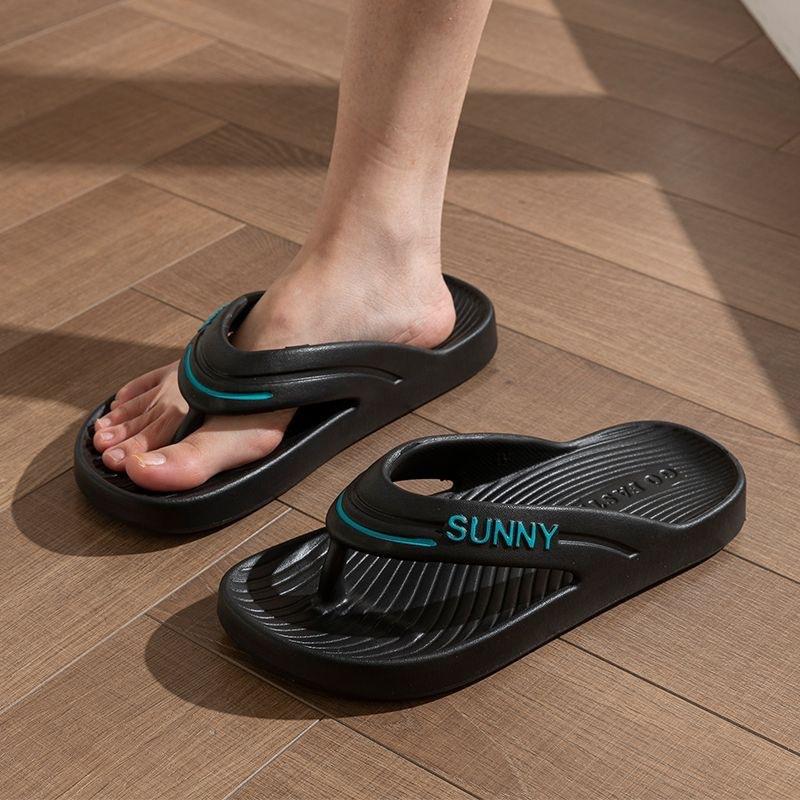 

Мужские пляжные шлепанцы EVA Мягкая подошва Нескользящие тапочки Модные сандалии Мужские Домашние тапочки для ванной Комнатные Уличные Повседневные Обувь для рыбалки 44-45 чёрный