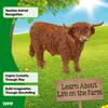 Schleich Farm World Highland Cow Figurine 13919