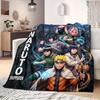 Naruto Comfortable Warm Printed Flannel Blanket, Fits Bedrooms, Sofas, Beds, Chairs, Picnics, Travel -HE9