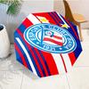 Fc Crest Design Printed Automatic Umbrella, 8-Frame for Travel, camping, Casual Umbrella, Essential Gift for  for family and friends