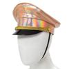 PU Leather Captain Cap Prom Performance Big Brimmed Hat Bar Cosplay Show Hat Personality Beret Cap
