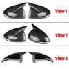 For Hyundai Sonata DN8    ABS Car Rearview Side Mirror Cover Wing Cap Exterior Door Housing Trim Adhesive Sticker