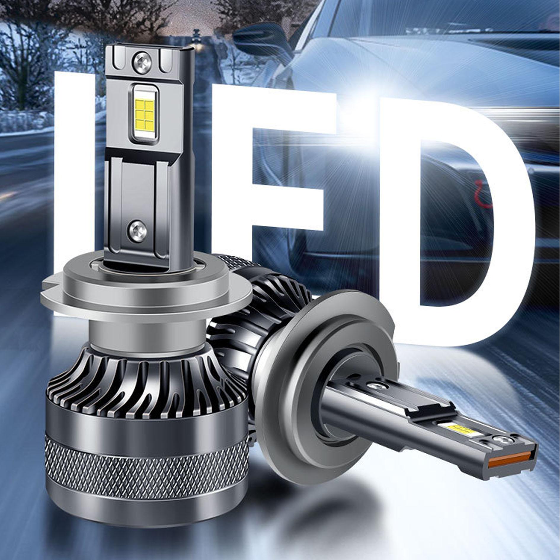 

2 шт. Мини светодиодные лампы H8 H9 H11 Автомобильные лампы фар 4600LM 30 Вт H16 JP HB3 9005 HB4 9006 Автомобильные фары 6000K Супер яркие