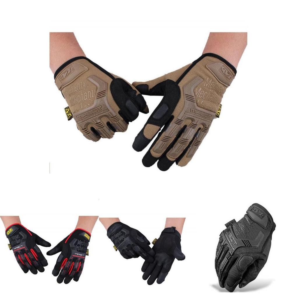 Tactical Gloves For Men Full Finger Training With Non-slip Grip For Motorcycle Riding Characters Included)