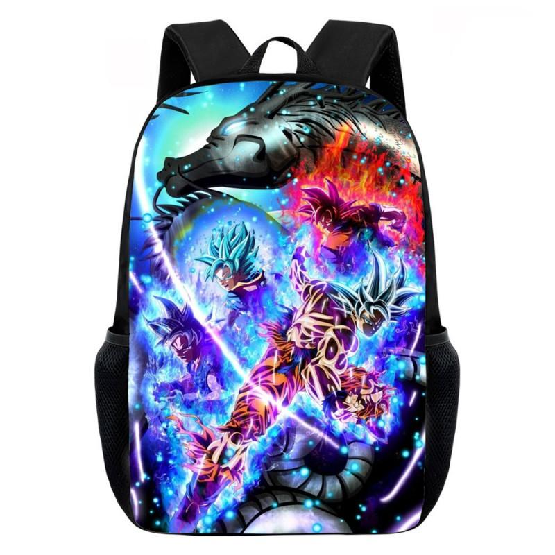 Dragon Ball Super Printed Kids School Backpack Elementary Students Lightweight Ergonomic Design