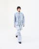 999Hyumeoniti Av Belted Pleated Denim Pants (Icy)