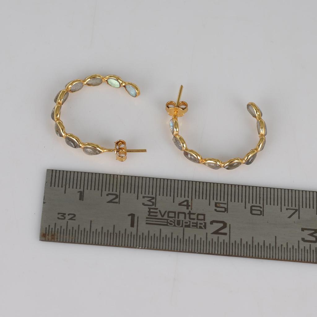 Gold Plated Jewelry, Silver Jewelry, Dainty Earrings, Gift For Her, Women Jewelry