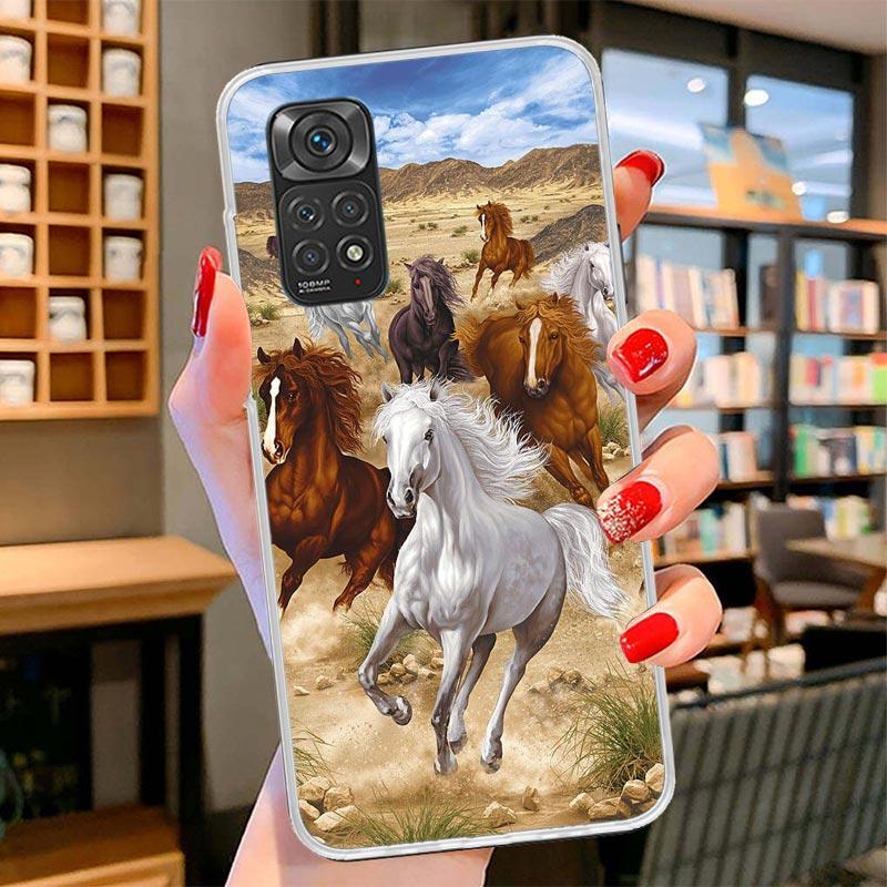Horse Great Beauty Galloping Cover Phone Case For Xiaomi Redmi Note 15 14 13 12 11 10 Pro Plus 14S 12S 11S 11T 11E 10S Soft Fund