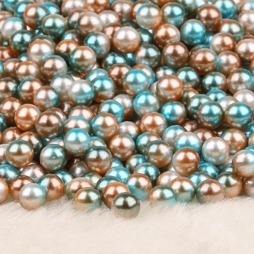 4-10mm Iridescent ABS Imitation Pearl Beads for DIY Decoration