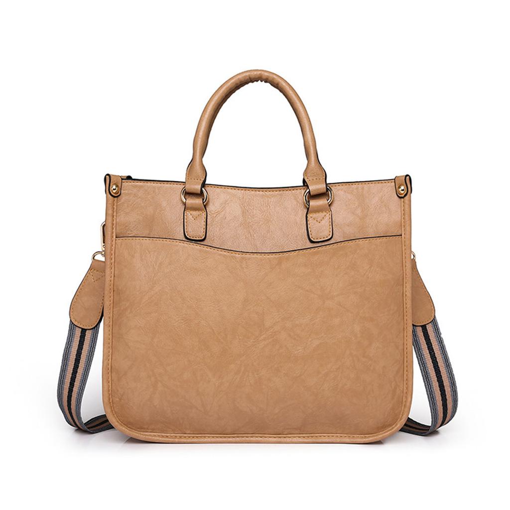 Large Capacity Crossbody Bag for Women Business Office Work Bag Handbag Casual Shoulder Bag PU Leather Messenger Bag