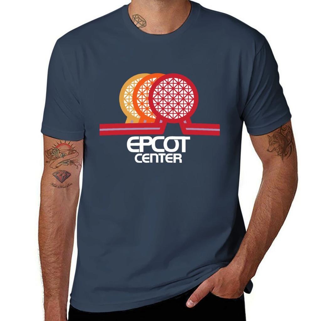 EPCOT Center Spaceship Earth 1982 CLEAR T-Shirt Baumwoll-T-Shirt 100% Herren-T-Shirt Luxus-T-Shirt