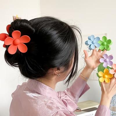 Women's Pastel Flower Hair Clip Hairpin