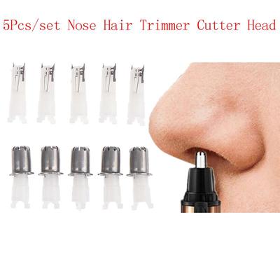5Pcs Nose Hair Cutter Nose Trimmer Replacement Head 3-In-1Electric Shaver Razor