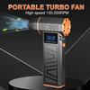 Turbo Jet Fan Type-C Charging Electric Air Duster 130000RPM Cleaning Blower Tool Portable Car Blowing Snow 2025 Gears Adjustable
