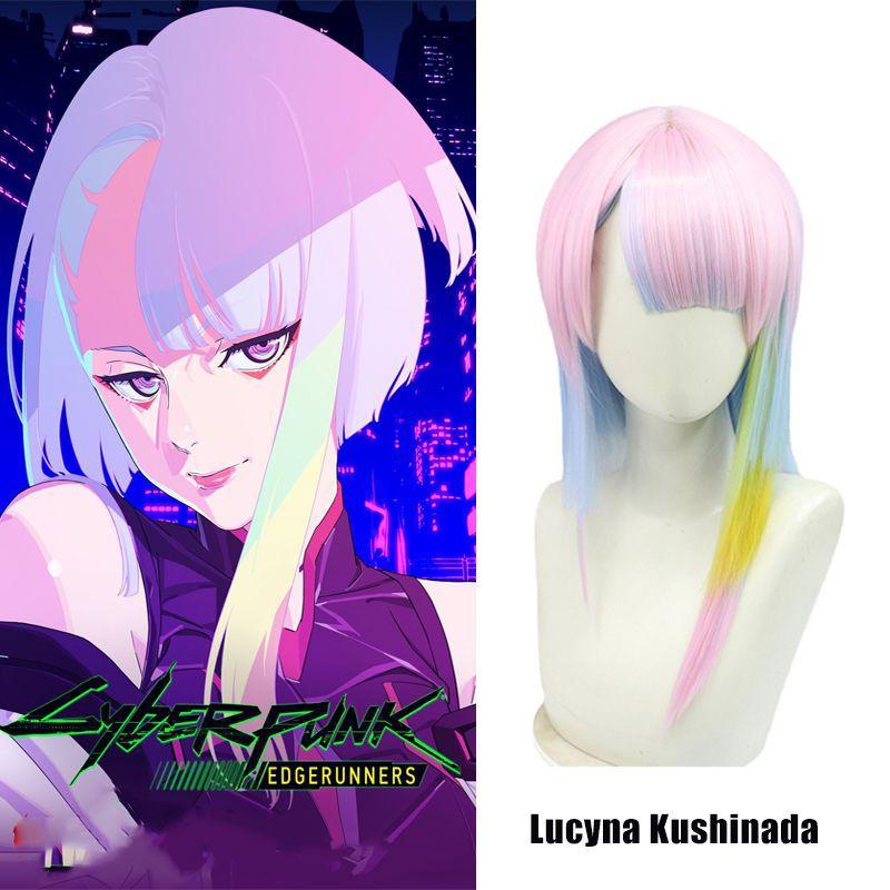 Parrucca Cosplay Lucy di Cyberpunk Edgerunners Morbida, Naturale e Facile da Pettinare!