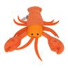 Lobster Plush Dog Toy Puzzle Training Teeth Cleaning Funny Dog Squeaky Toys for Small and Medium