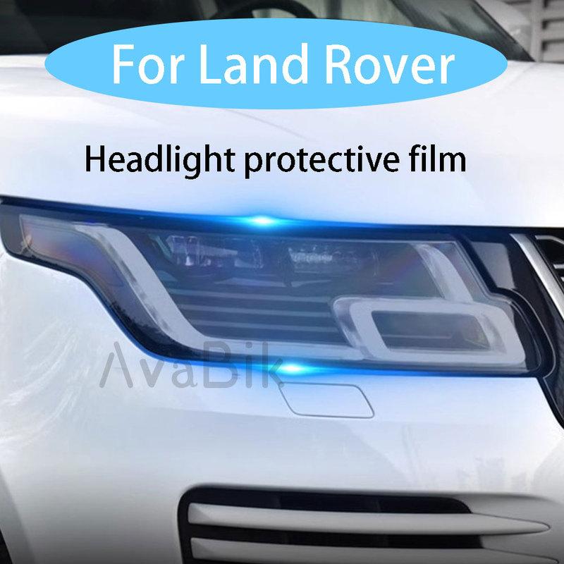 Car Headlight Protective Film For Land Rover Range Rover Vogue 2018- PPF TPU Blackened Transparent Modification Anti-scratch