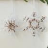 Shatterproof Acrylic Snowflakes Hanging Decorations For Indoor and Outdoor Christmas Displays