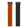 2 STÜCK Magnetische Uhrenarmbänder mit doppeltem Verschluss Verstellbares Silikon-Uhrenarmband Ersatz für Samsung