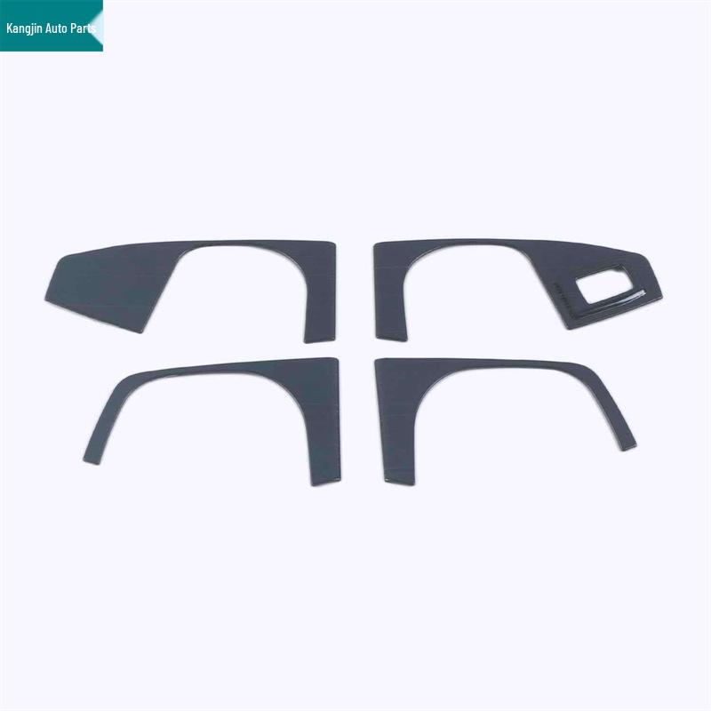 Black Titanium Brushed Interior for BMW 3 Series (G20): Window Lifter, Headlight Control, Pull Handle