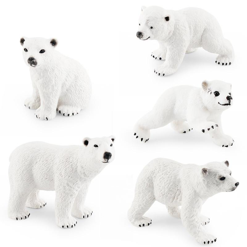 Arctic Pvc Detailed Polar Bear Model For Kids Imaginative Play And Learning