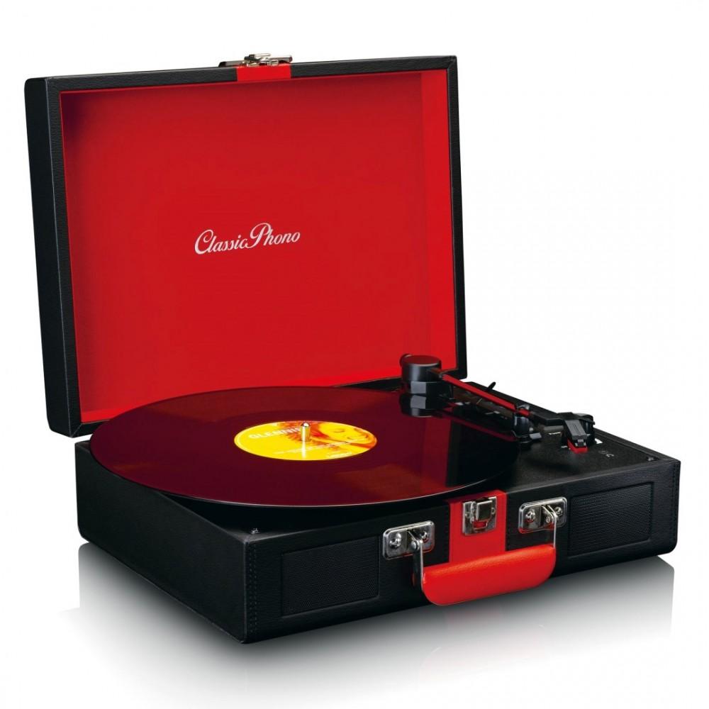 

Lenco TT-110BKRD - turntable with speakers and Bluetooth (black and red), Lenco чорний