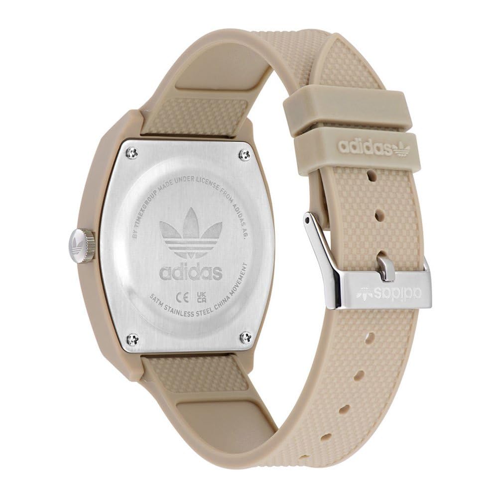 Adidas Originals Watch AOST22565 Unisex PROJECT TWO Black Quartz 38mm Watch Brand