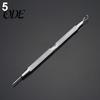 Non-Slip Stainless Steel Pimple Popper Acne Blackhead Removal Needle Tool Silver