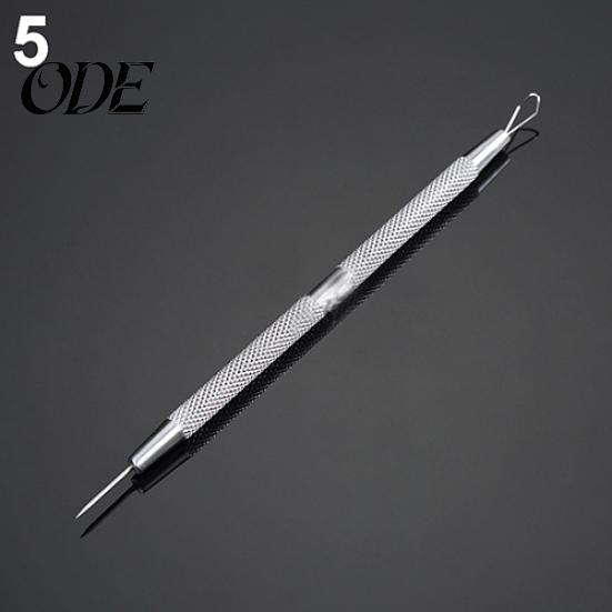 Non-Slip Stainless Steel Pimple Popper Acne Blackhead Removal Needle Tool Silver