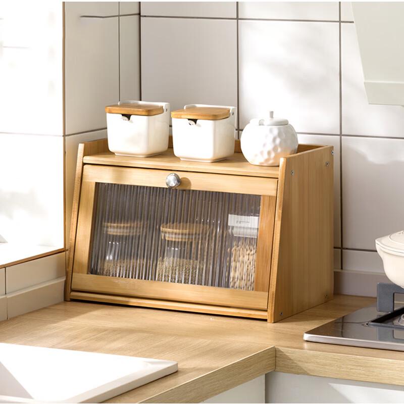 

Bamboo Kitchen Countertop Spice Storage Rack