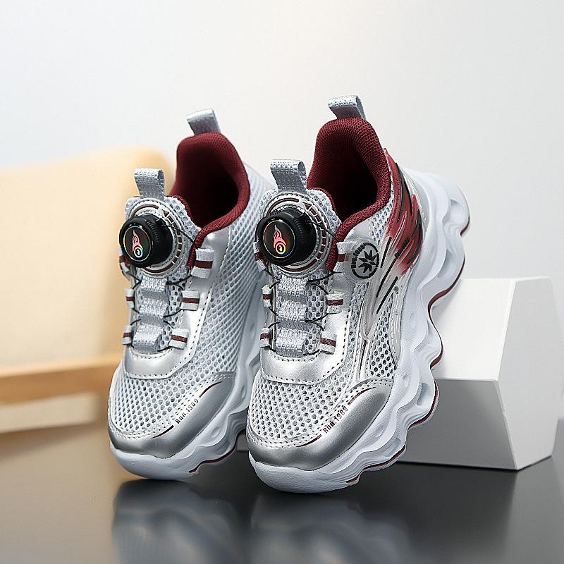 Children's Sports Shoes Girls' Mesh Casual Shoes Wear-resistant and Non-slip Shoes Flow Fashion Children's Sports Shoes Popular Running Shoes