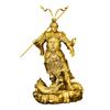 Brass Monkey Statue of The Victorious Buddha Sun Wukong for Living Room and Entryway Home Decor