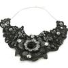 Les Trésors De Lily [J5358] - Designer Necklace 'Carmen' Black Lace