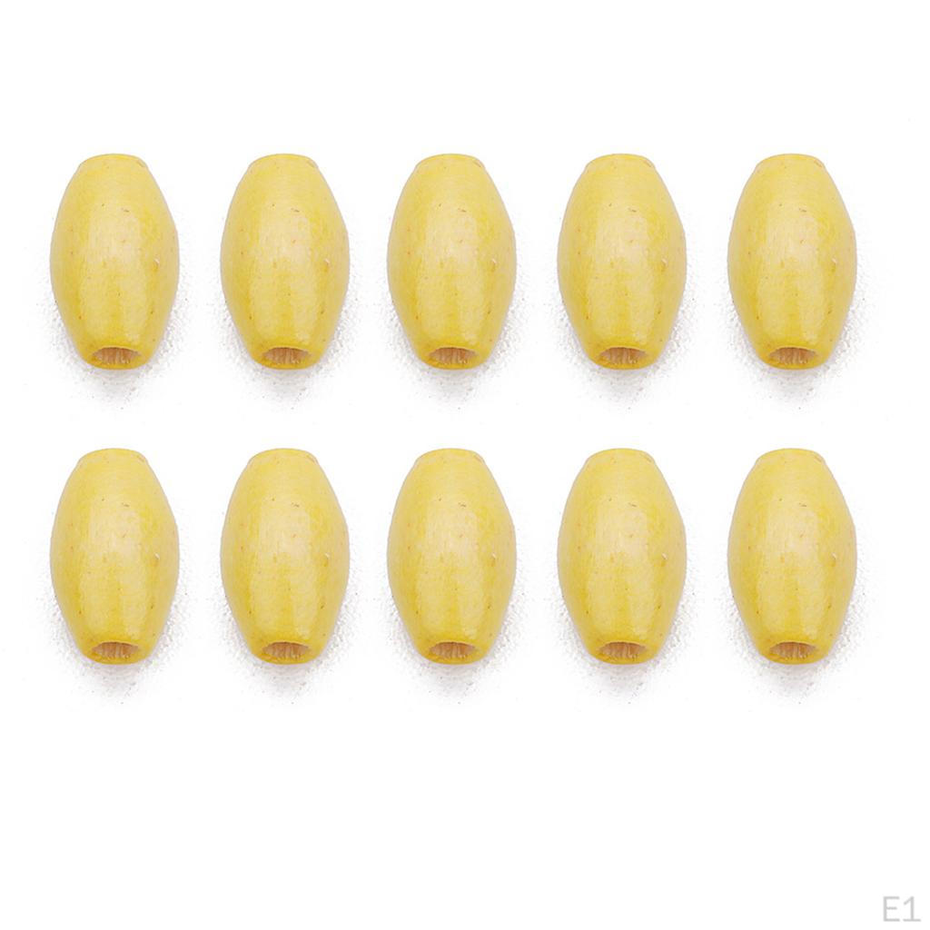 Loose Beads Wooden Barrel Stained 200x To Make Jewelry Beading Macramé 10 Mm