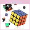 B168-15 Brightly Colored Educational Magic Cube Toy For Kids With Smooth Turning Design