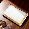 Bread Pan Aluminum Baking Tray Easy Release Design Food-Safe Aluminum Multi-Purpose Use Quick Cleaning Reinforced Rolled Edges