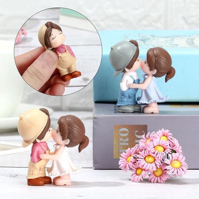 Cute Decorate Crafts Miniature Ornaments Figurines Anc Couple Sweet Couple