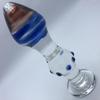 Crystal Glass Beads Blue Wand Plug