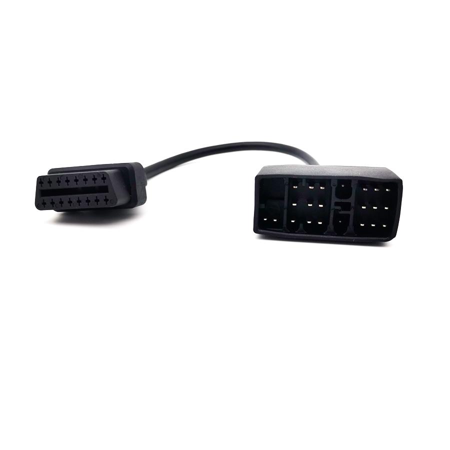 For TOYOTA 22pin to 16pin Female Obd2 Cable OBD1 to OBD2 Connect Cable Adapter Cable.