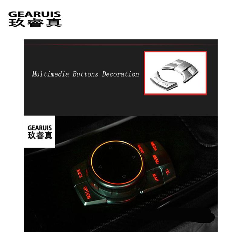 Car Styling Roof Dome Microphone Decorative Covers Interior Trim Sequin Stickers for BMW X3 F25 X4 F26 Auto Accessories