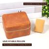 2-Schlitz Uhrenbox Organizer Uhrenrolle Reiseetui Tragbar Vintage Leder Uhrenaufsteller Aufbewahrung Herren Damen Geschenk